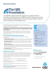 The QBE Foundation overview