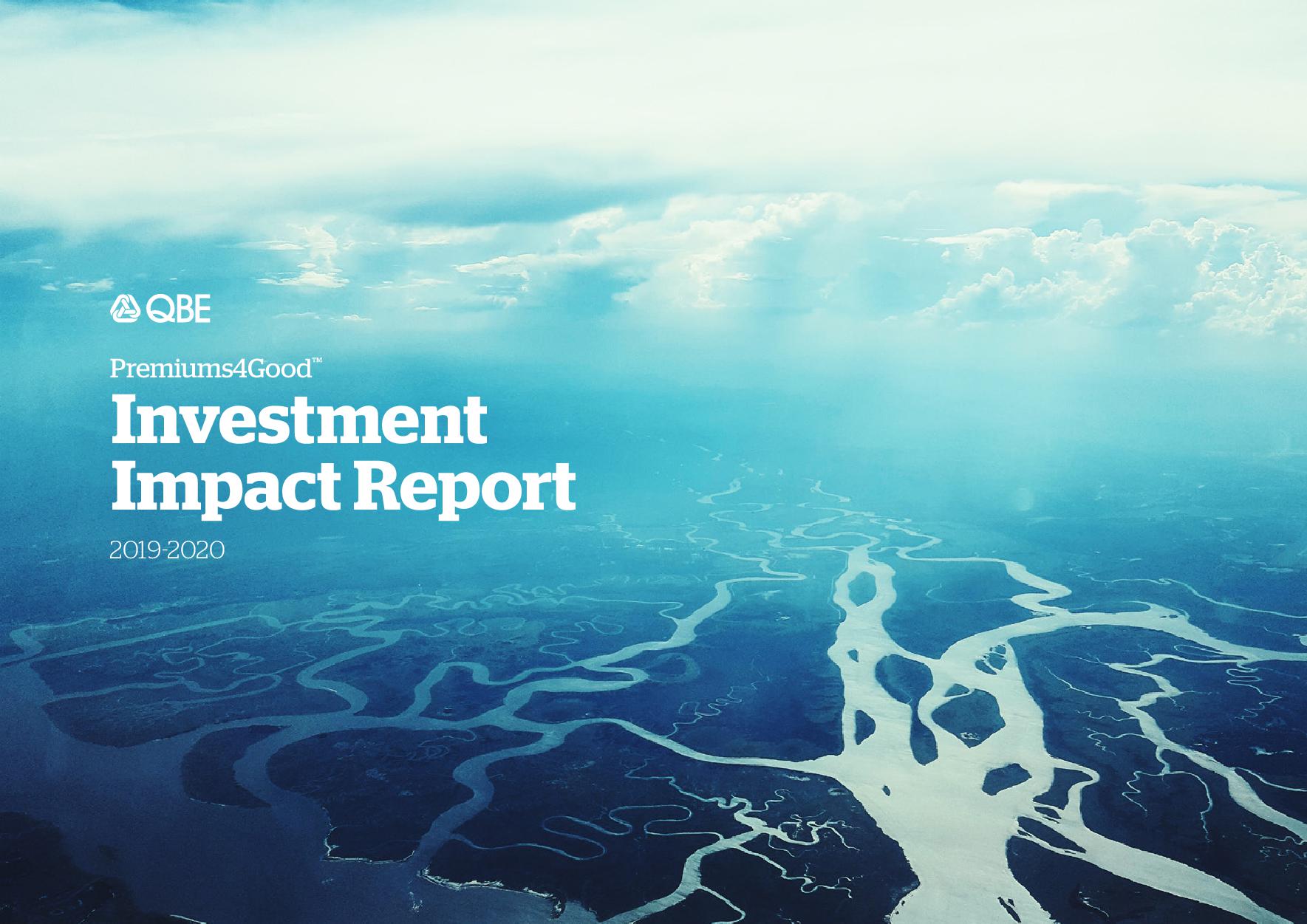 Premiums4Good Investment Impact Report 2019-2020