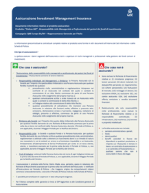 Istituzioni finanziarie - Set informativo 
