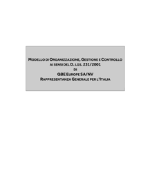 Modello Organizzativo